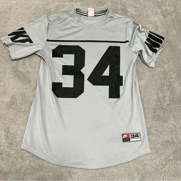 Nike Other - Nike Football Jersey Shirt Mens Medium Gray Bo Jackson 34 Football 647865-012